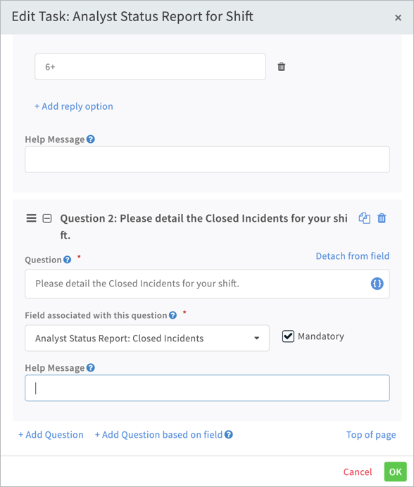 Data Collection Task - Field Based