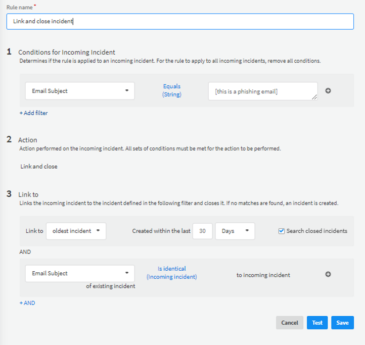 Parse Email Files - Outputs tab