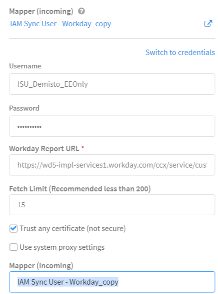 Attach Mapper to Integration