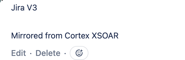 Mirrored out comment