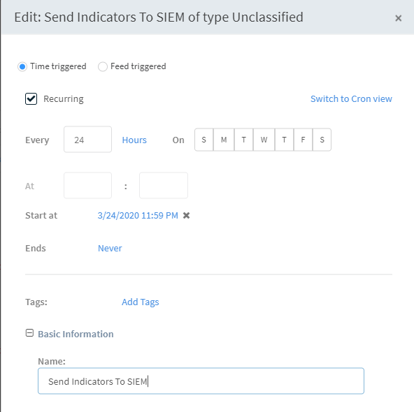 Define a Time-triggered Job